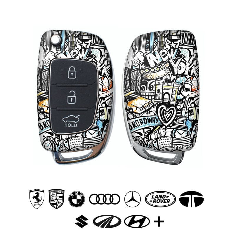 Broadway Abstract Car Key Skins