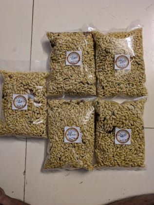 Hv Associates Jwari Kurmure Bhadang (500 Gm) | Spicy Garlic & Peanut Flavoured Puffed Jowar | Large Pack Traditional Maharashtrian Chivda | Perfect Tea-Time Snack