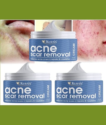KURAIY Scar Removal Cream Gel Remove Acne Spots Treatment Pack of 3