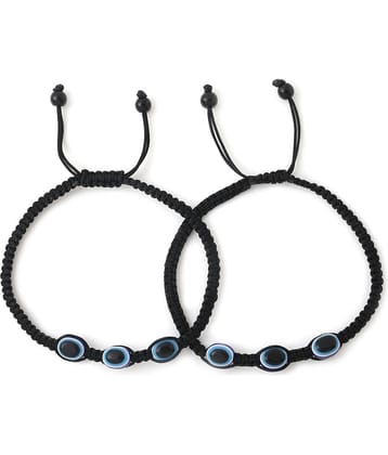 VIRAASI - Black Anklets ( Pack of 1 )