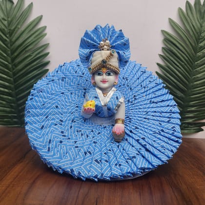 Exclusive Summer Dress for laddu gopal ji with matching pagdi-0