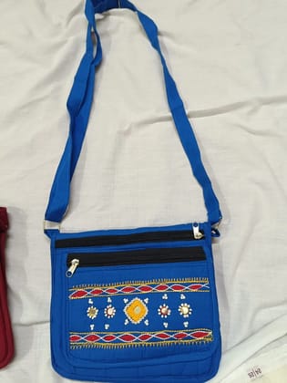 Stylish Gray Cotton Cloth Handbag