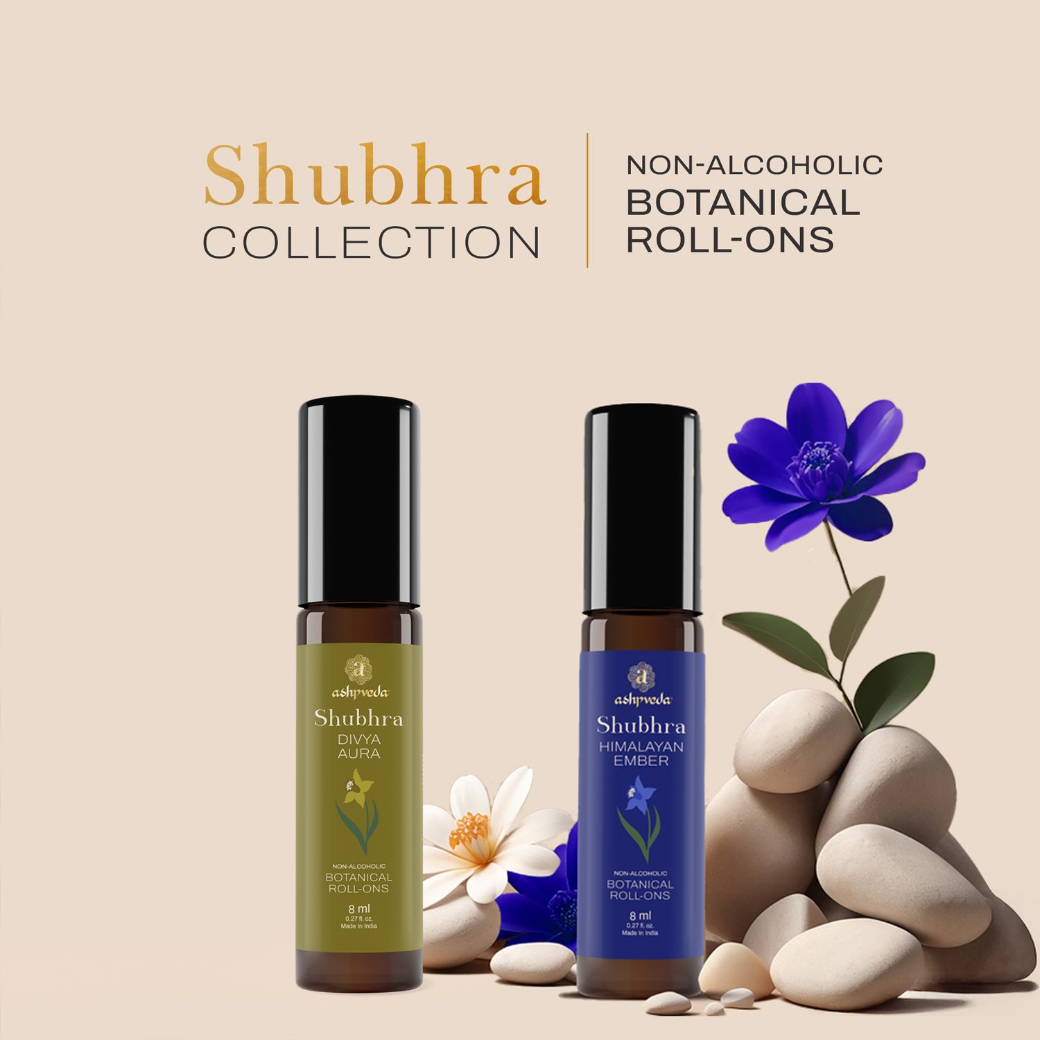 Ashpveda Mystic Duet Attar Gift Set Roll-On Perfume