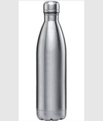 KP2® Stainless Steel Vacuum Insulated Flask Water Bottle with Handle, Leak Proof, Hot & Cold ,, Silver, 500ml