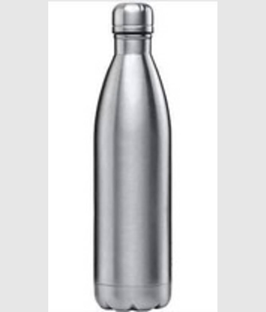 KP2® Stainless Steel Vacuum Insulated Flask Water Bottle with Handle, Leak Proof, Hot & Cold ,, Silver, 500ml