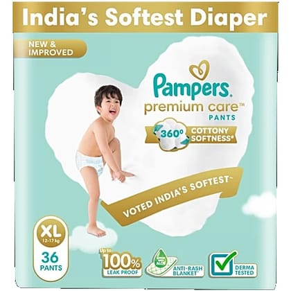 Pampers Premium Care Pant Diapers - XL, 36 pcs