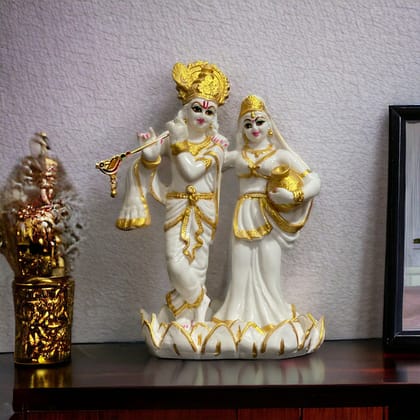 Radha Krishna for Home Temple,H-19cm