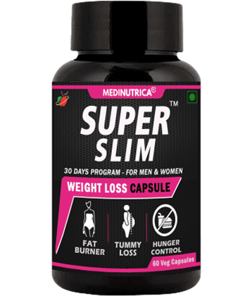Medinutrica Super Slim Weight/Fat Loss Veg Capsule Capsule 60 Gm Pack of 1