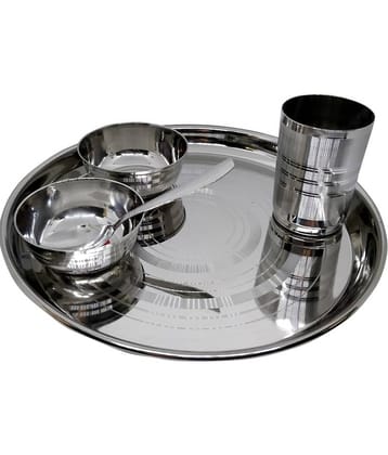 Dynore Stainless Steel Dinner Set of 5 Pieces