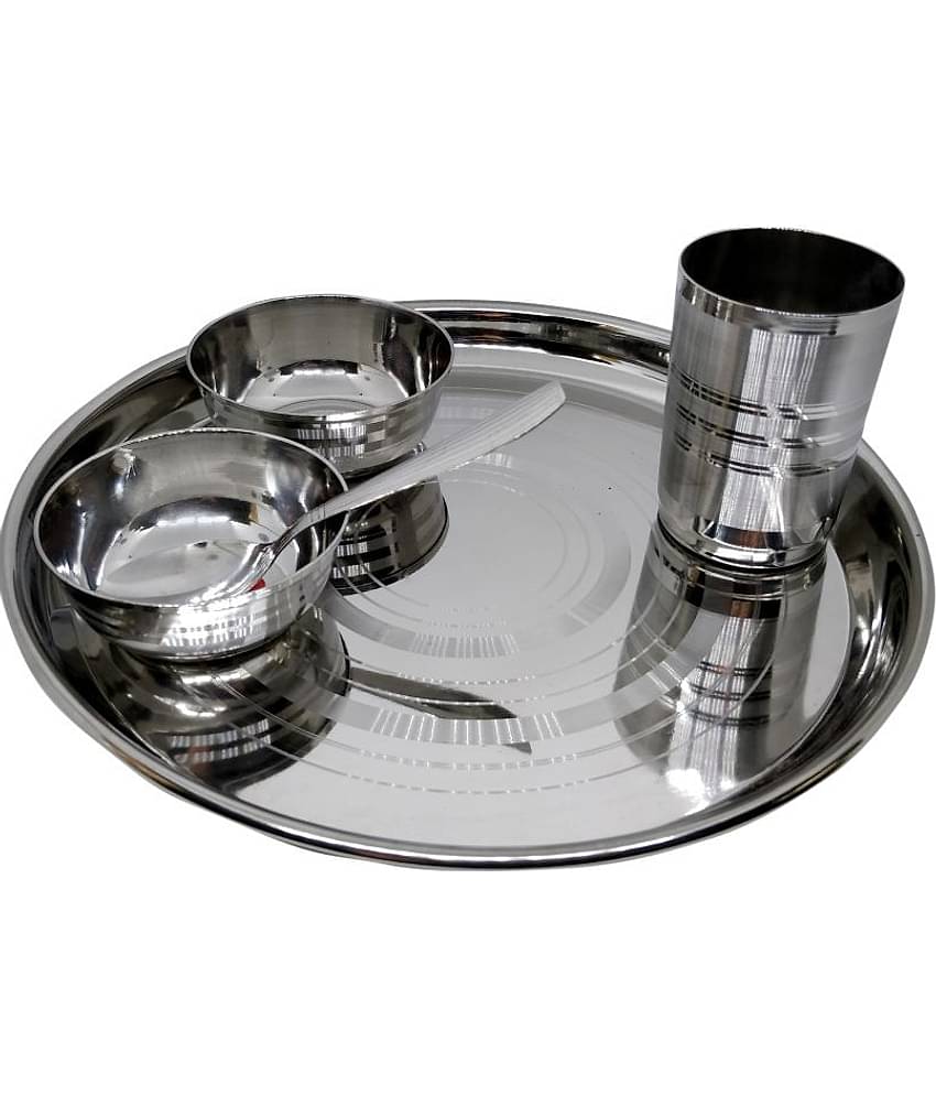 Dynore Stainless Steel Dinner Set of 5 Pieces