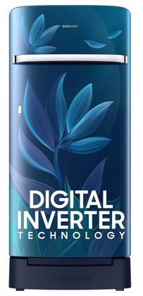Samsung 189 L, 5 Star, Digital Inverter, Direct-Cool Single Door Refrigerator (RR21D2H259U/HL, Paradise Bloom Blue, Base Stand Drawer) Samsung 189 L, 5 Star, Digital Inverter, Direct-Cool Single Door Refrigerator (RR21D2H259U/HL, Paradise Bloom Blue, Bas Samsung 189 L, 5 Star, Digital Inverter, Direct-Cool Single Door Refrigerator (RR21D2H259U/HL, Paradise Bloom Blue, Base Stand Drawer) Samsung 189 L, 5 Star, Digital Inverter, Direct-Cool Single Door Refrigerator (RR21D2H259U/HL, Paradise Bloom Blue, Bas