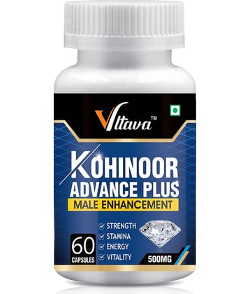 Vltava KOHINOOR PLUS | Advanced Formulation | Stamina, Strength & Energy 60 gm Unfalvoured Minerals Capsule