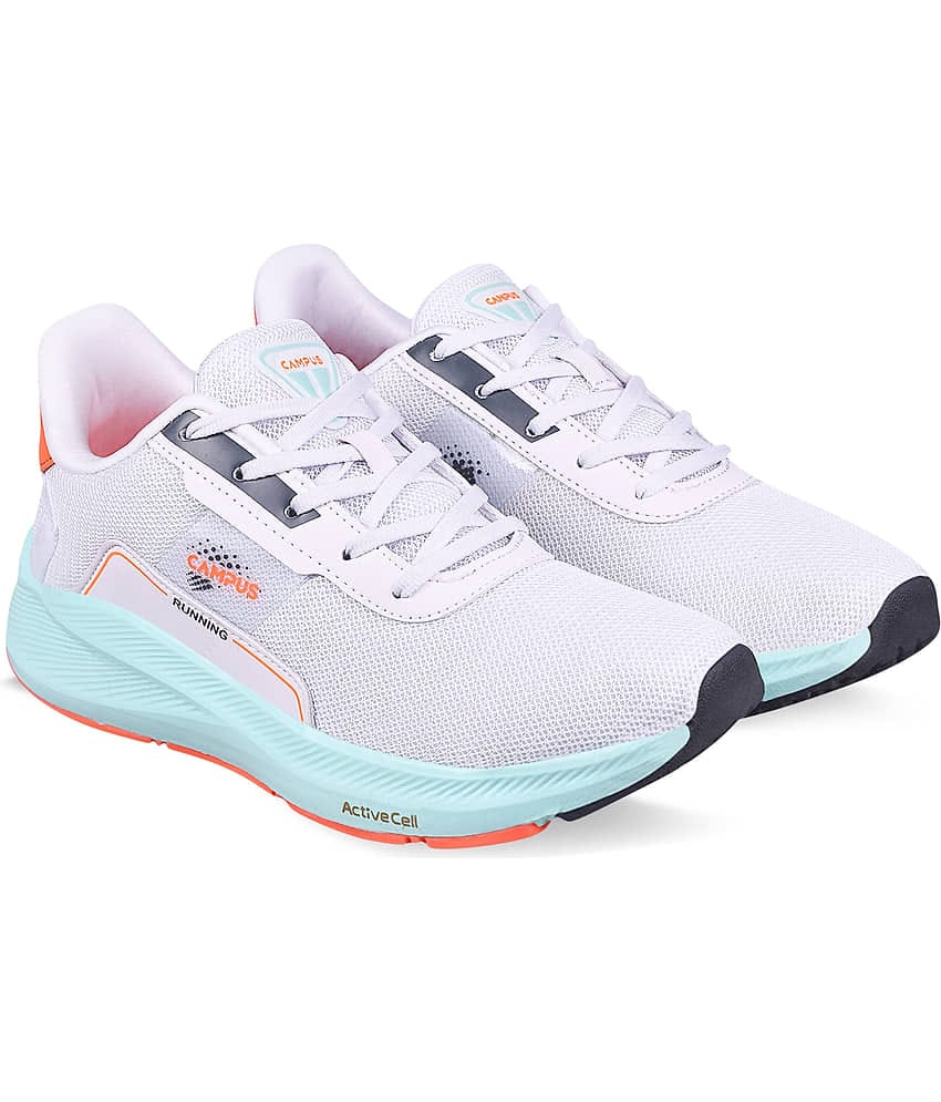 Campus - ROLLZ White Men's Sports Running Shoes