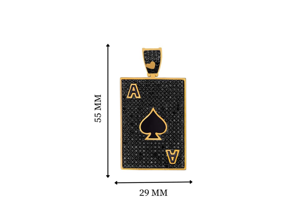 Ace Of Spades Pendant