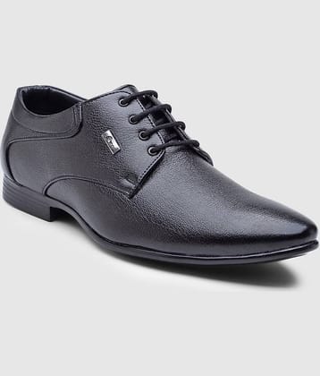 Action - Black Men's Derby Formal Shoes