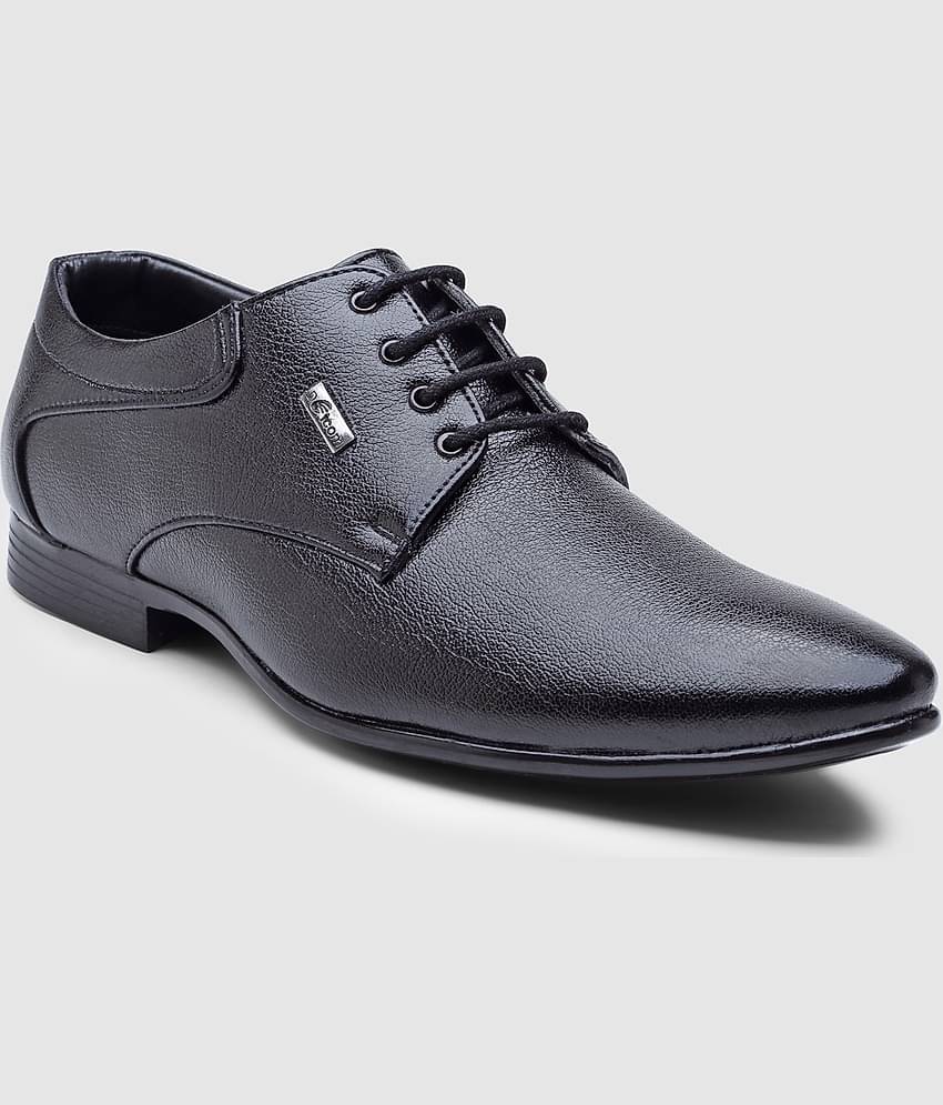 Action - Black Men's Derby Formal Shoes