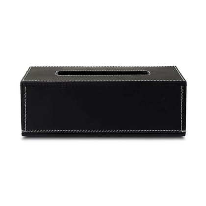 Modella Tissue Box Holder Black-Black