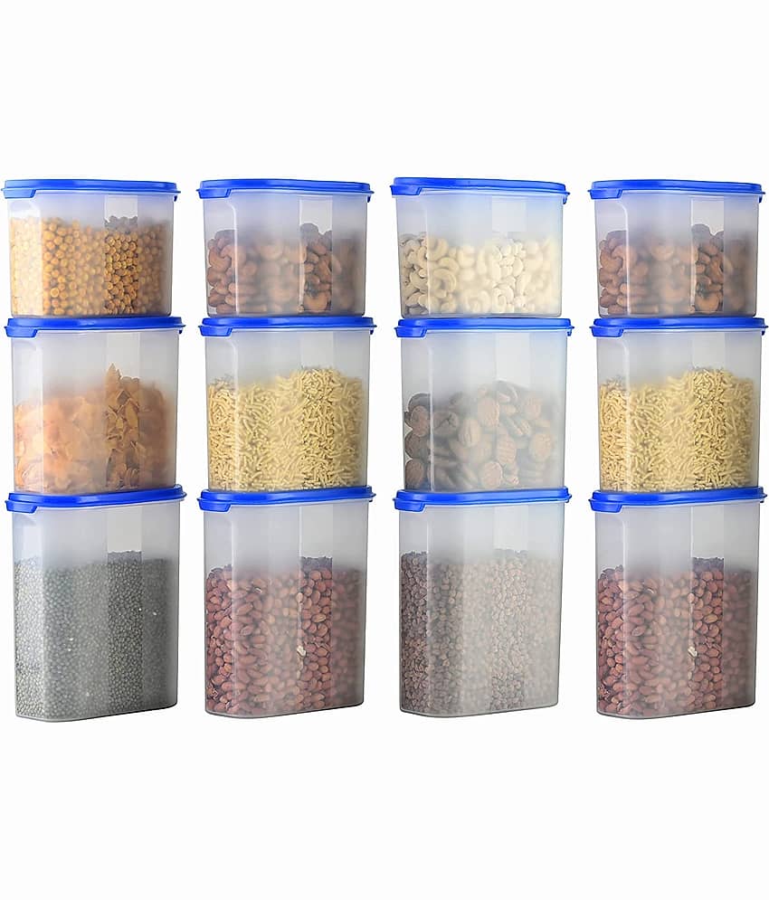 Analog Kitchenware Dal, Pasta, Grocery Plastic Food Container Set of 12 6000 mL