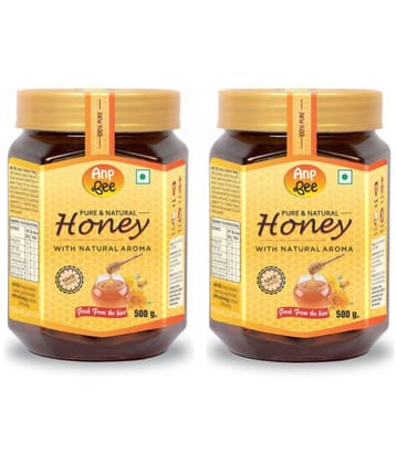 ANP BEE Honey Pure & Natural Honey 500 Pack of 2