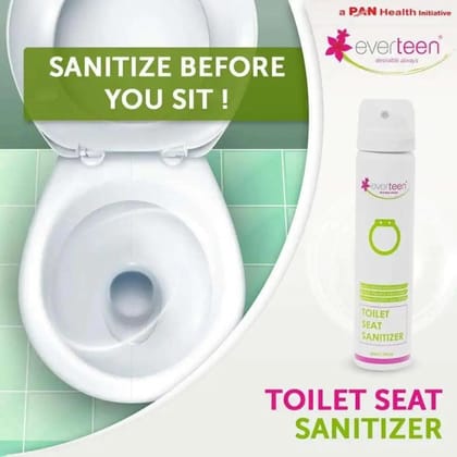 Everteen Instant Toilet Seat Sanitizer Spray For Women - 90Ml-1 Pack