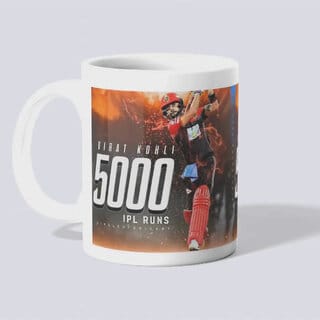 The 5K IPL | Virat Kohli 5000 IPL Runs Coffee Ceramic Coffee Mug