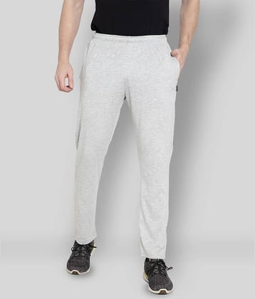 Zeffit - Light Grey Cotton Blend Men's Sports Trackpants ( Pack of 1 )