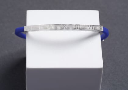 Blue Numeral Wrist Band