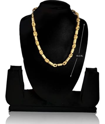 KRIMO Gold Plated Brass Chain ( Pack of 1 )