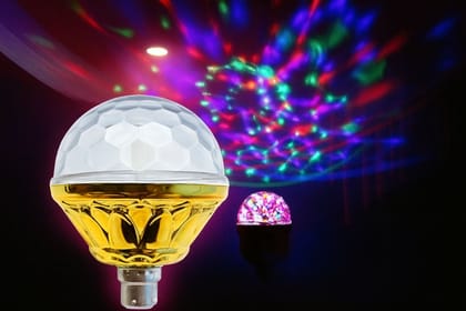 SPARKWORLD Golden UFO LED Ceiling Light 54W Decorative Flush Mount Light | Elegant Gold Finish with White Diffuser | Ideal for Hall, Living Room, Bedroom | Pack of 1 | Size: 3.1cm