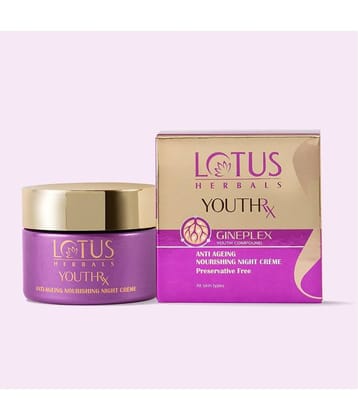 Lotus Herbals Youthrx Anti Ageing Nourishing Night Cream, 10g, Pack 1