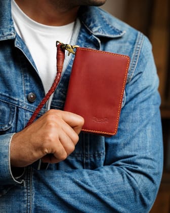 explorer wallet-cherry red / eu