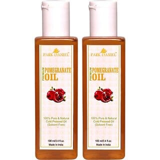 PARK DANIEL Organic Pomegrante oil- 100% Pure &amp; Undiluted Combo pack of 2 bottles of 100 ml(200 ml) (200 ml)