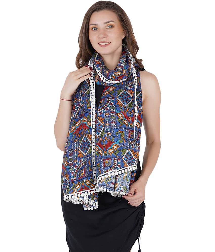 STYLE SHOES - Multicolor Cotton Women's Stole ( Pack of 1 )