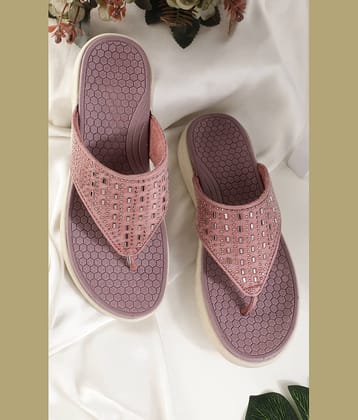 koburg Navy Blue Women's Flats