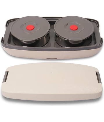 Jaypee Plus Hotpot Lunch Box Stainless Steel Electric Lunch Box 2 - Container ( Pack of 1 )