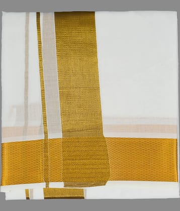 Shyam Handloom Cotton Men's Dhoti White ( Pack of 1 )