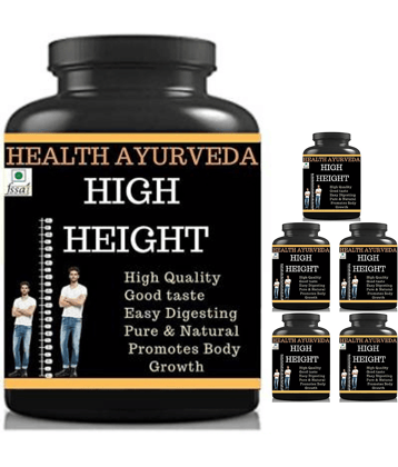 Health Ayurveda high height chocolate flavor 0.6 kg Powder Pack of 6