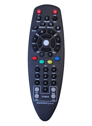 Set Top Box Remote, Compatible with VIDEOCON D2H Set Top Box Remote Control-Old Remote Functions Must Be Exactly Same (Color Multicolor)