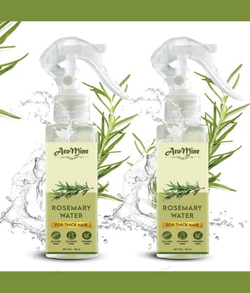 Aromine Rosemary Water Hair Spray For Hair Growth Hair Fall Hair Sprays 200 mL Pack of 2