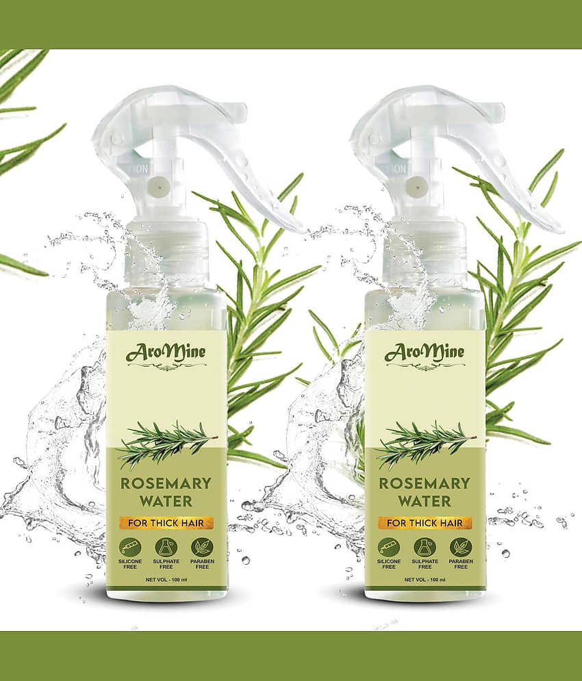 Aromine Rosemary Water Hair Spray For Hair Growth Hair Fall Hair Sprays 200 mL Pack of 2
