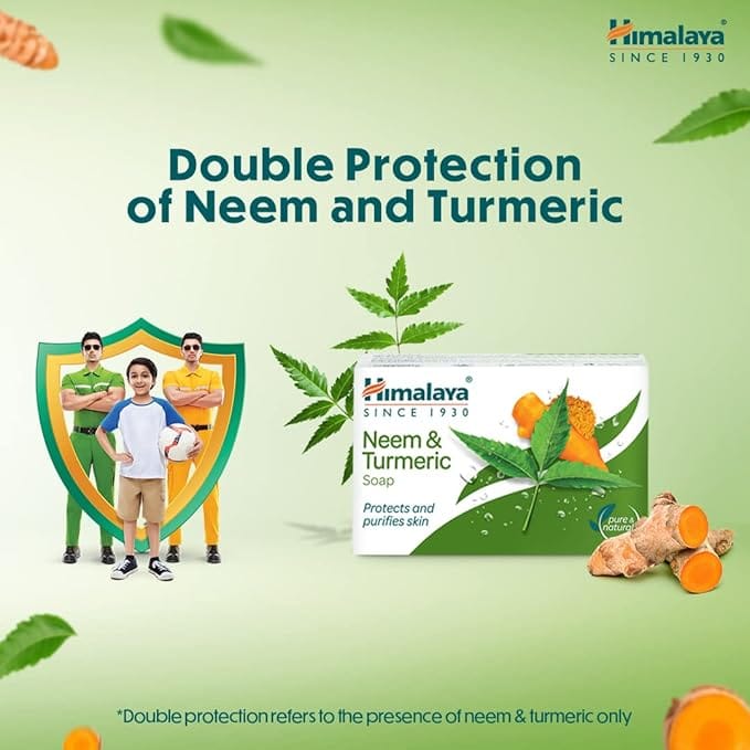 Himalaya Neem & Turmeric Soap, 75 G