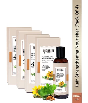 Richfeel Hair Root Nourisher 80 Ml Pack of 4