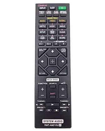 Ehop RMT-AM210U (RMTAM210U) Replaced Remote Control fit for Sony Home System Audio MHC-GT4D MHC-V44D MHC-V50D SAW-GT4D SHAKE-X10D SHAKE-X30D SHAKE-X70D