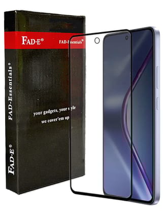 FAD-E Tempered Glass Screen Protector Guard (with Camera hole) for OPPO K13 5G (Transparent)