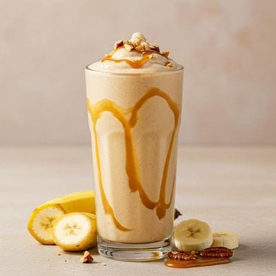 Banana Caramel Milkshake
