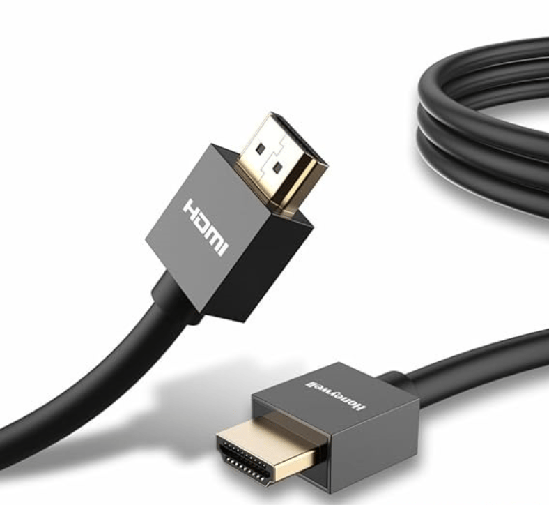 HDMI Cable v2.0 with Ethernet, 3D/4K@60Hz Ultra HD Resolution, 2 Mtr, 18 GBPS Transmission Speed, High-Speed, Compatible with all HDMI Devices Laptop Desktop TV Set-top Box Gaming Console