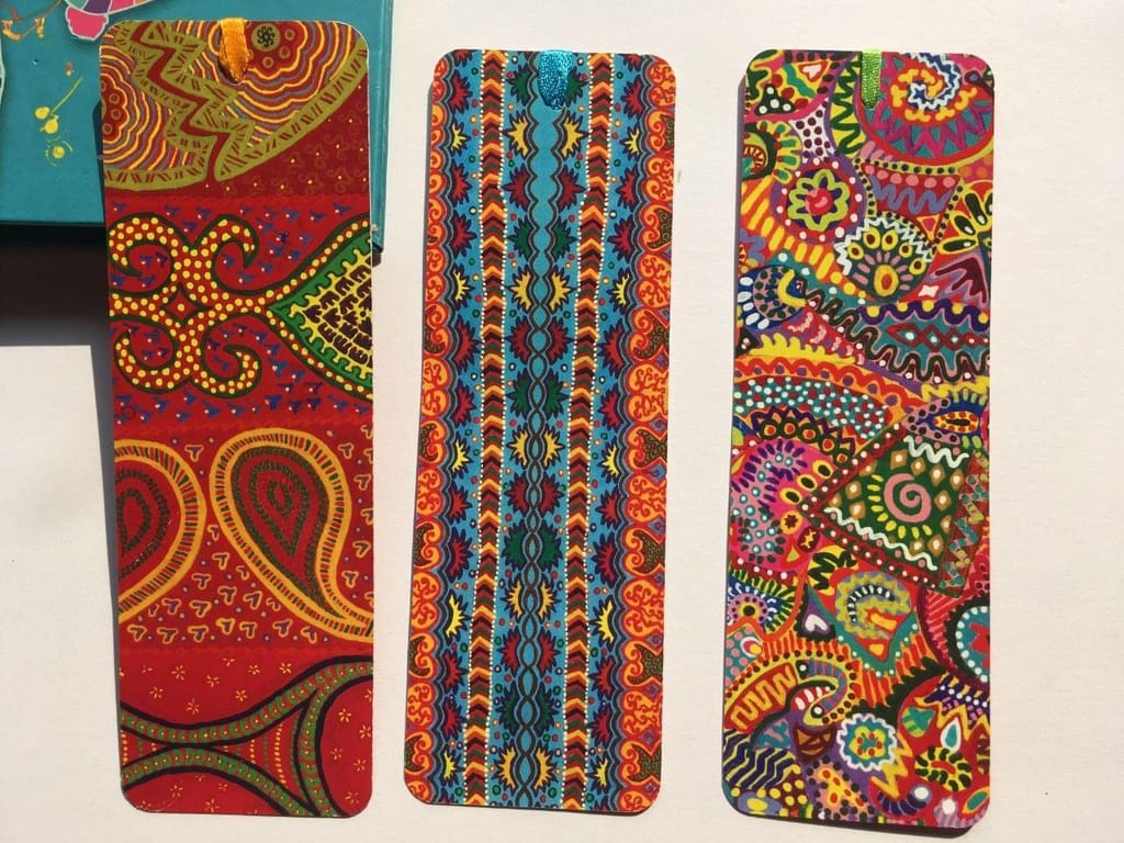 Rocky paint Set of 3 Bookmarks - Stationery | Buy online on ZillyBuy