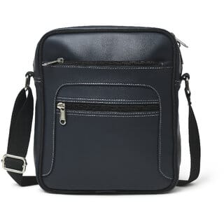 MATRICE messenger bag with blue faux vegan leather(NE-S-0800-Blue) MATRICE messenger bag with blue faux vegan leather(NE-S-0800-Blue)