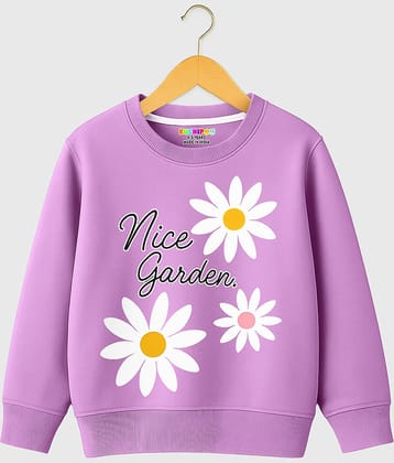 Kuchipoo Pack of 1 Girls Fleece Sweatshirt ( Violet )