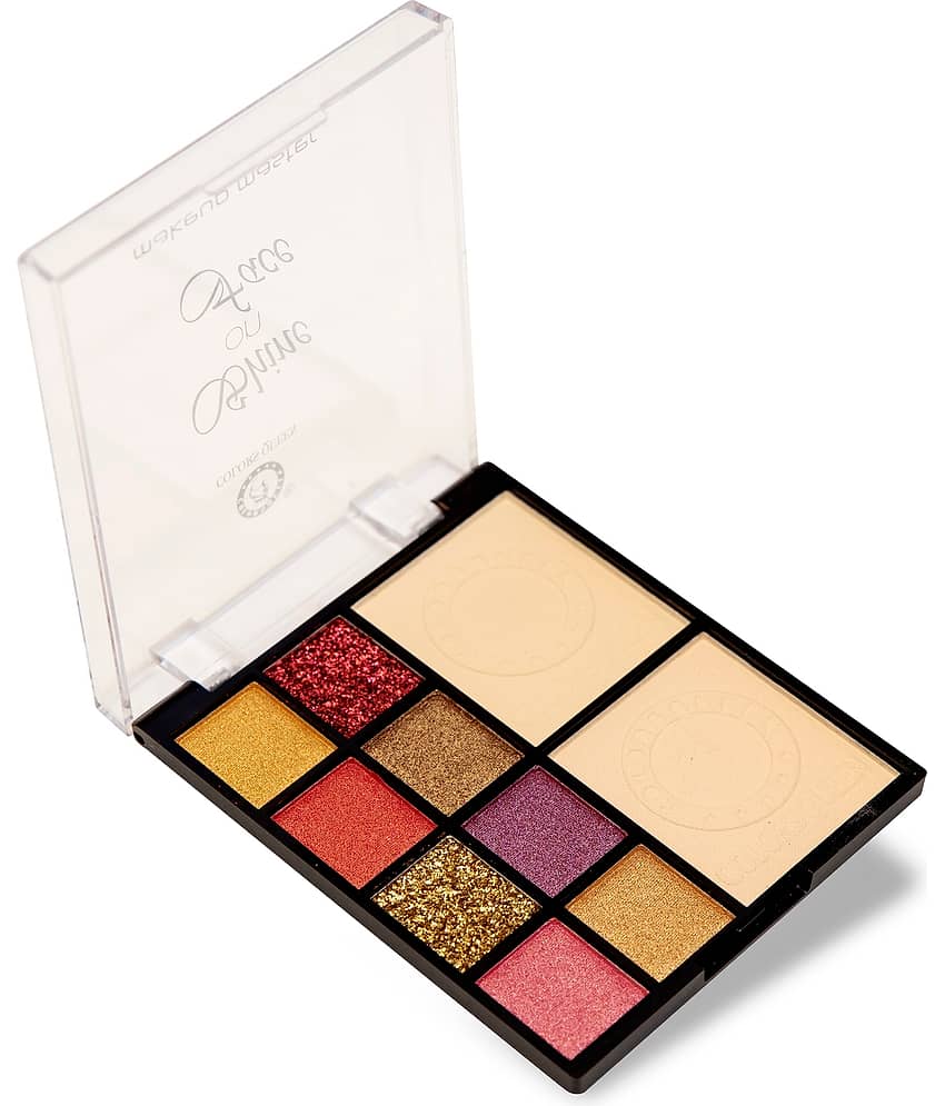 Colors Queen Shine On Face Eye Shadow Powder Colours 18g (Pack of 1 )
